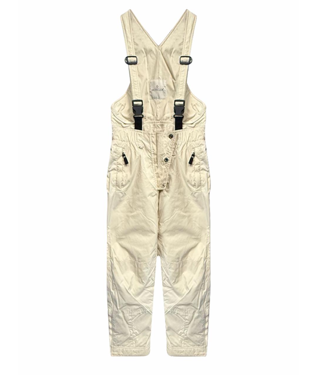 MONCLER Белые спортивные брюки и шорты, фото 1