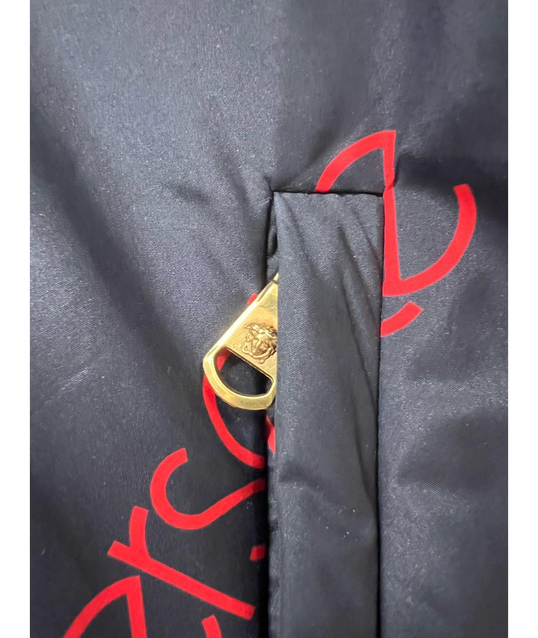 VERSACE Темно-синяя полиэстеровая куртка, фото 6