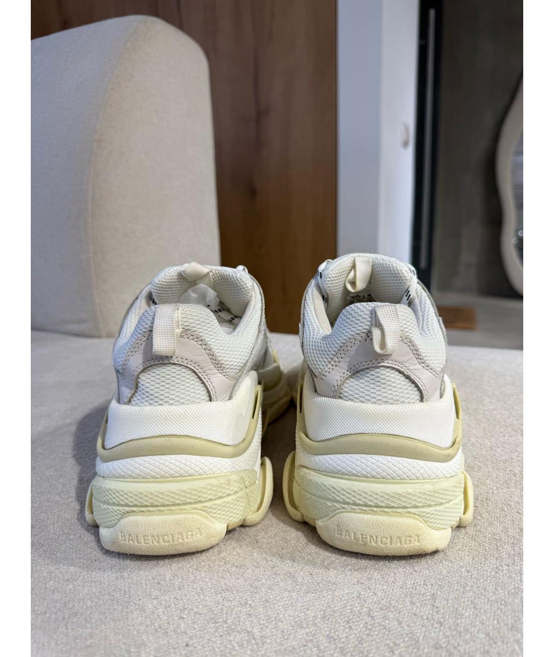 BALENCIAGA Белые кроссовки, фото 3