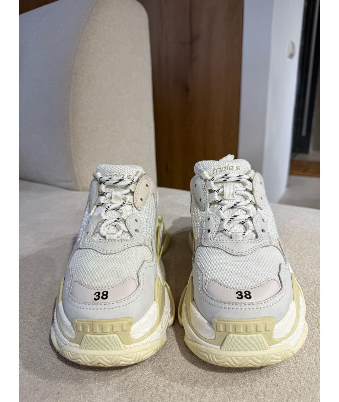 BALENCIAGA Белые кроссовки, фото 2