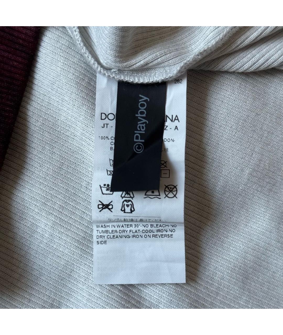 DOLCE&GABBANA Хлопковая футболка, фото 6