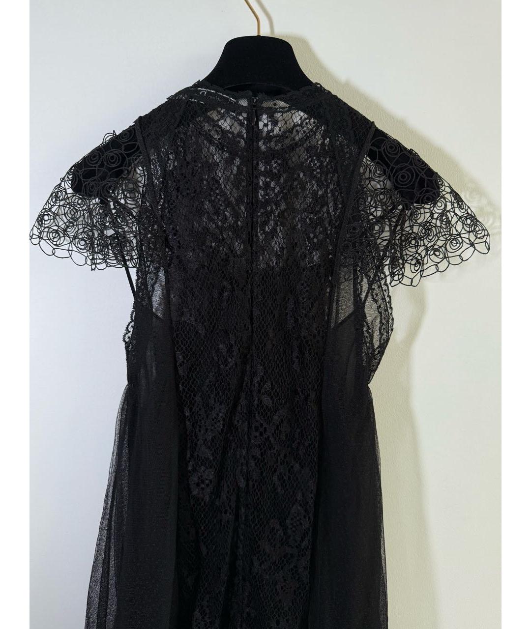 CHRISTIAN DIOR Черное шелковое вечернее платье, фото 3