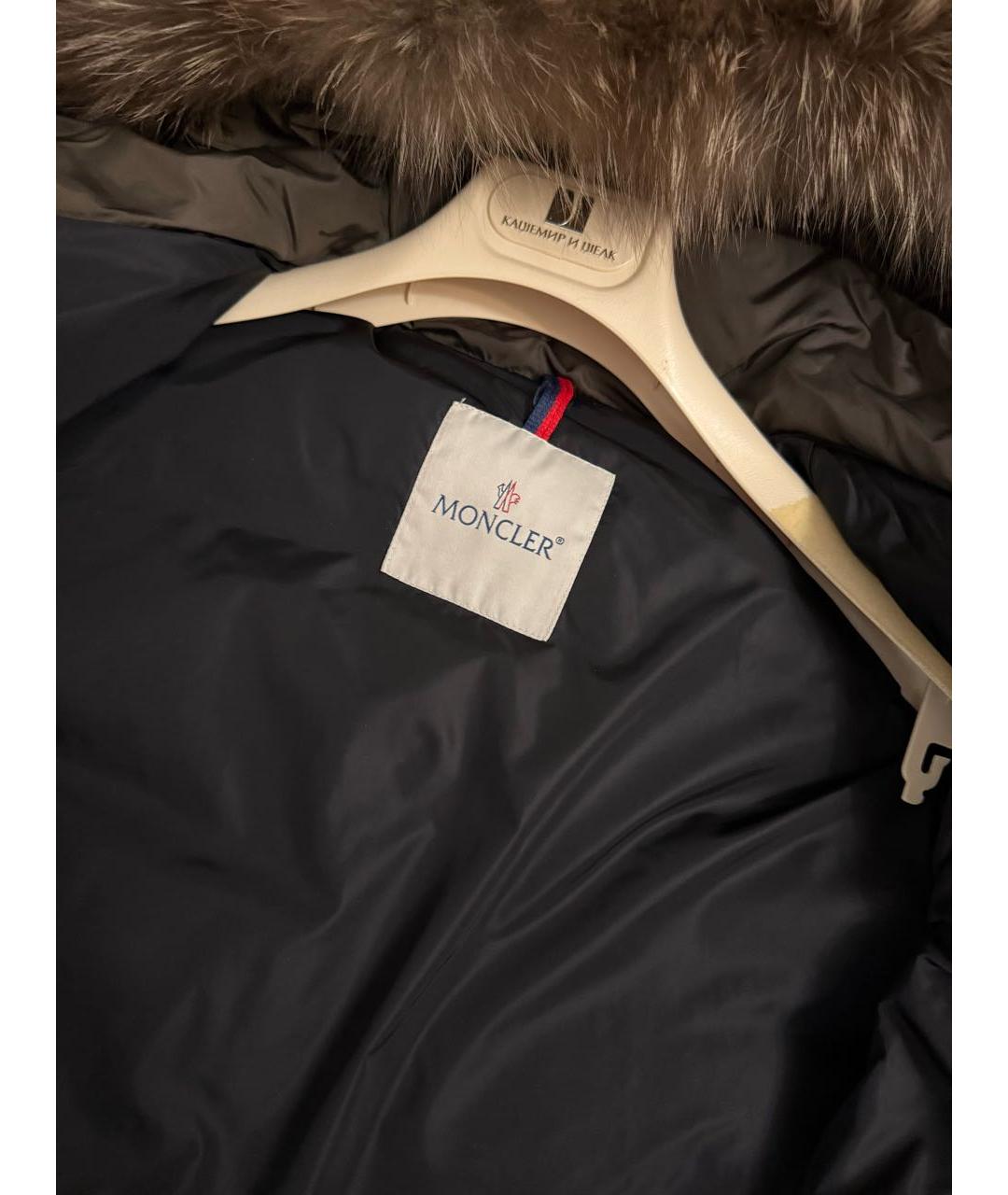 MONCLER Хаки пуховик, фото 8