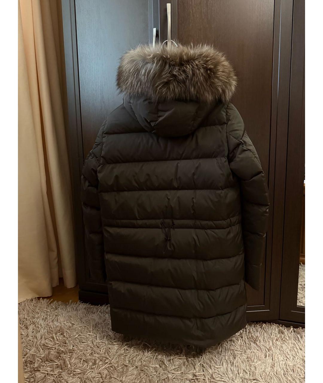 MONCLER Хаки пуховик, фото 5