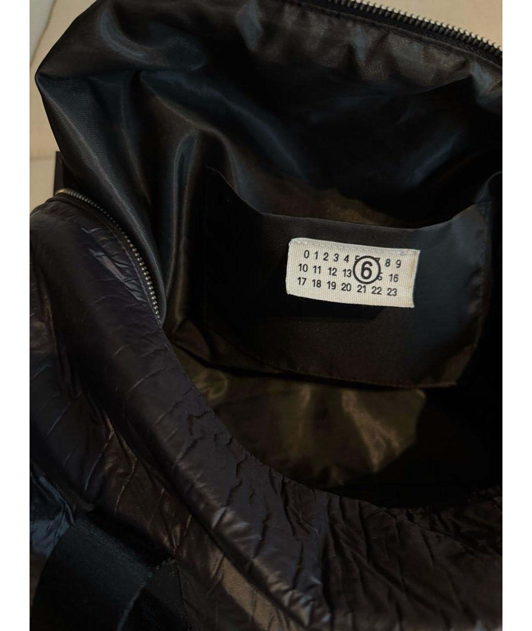 MM6 MAISON MARGIELA Черная дорожная/спортивная сумка, фото 5