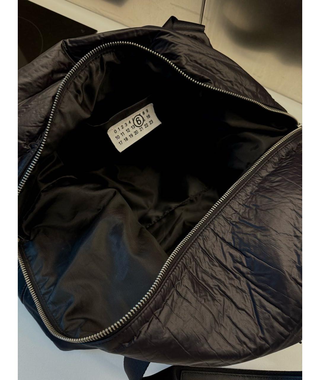 MM6 MAISON MARGIELA Черная дорожная/спортивная сумка, фото 8