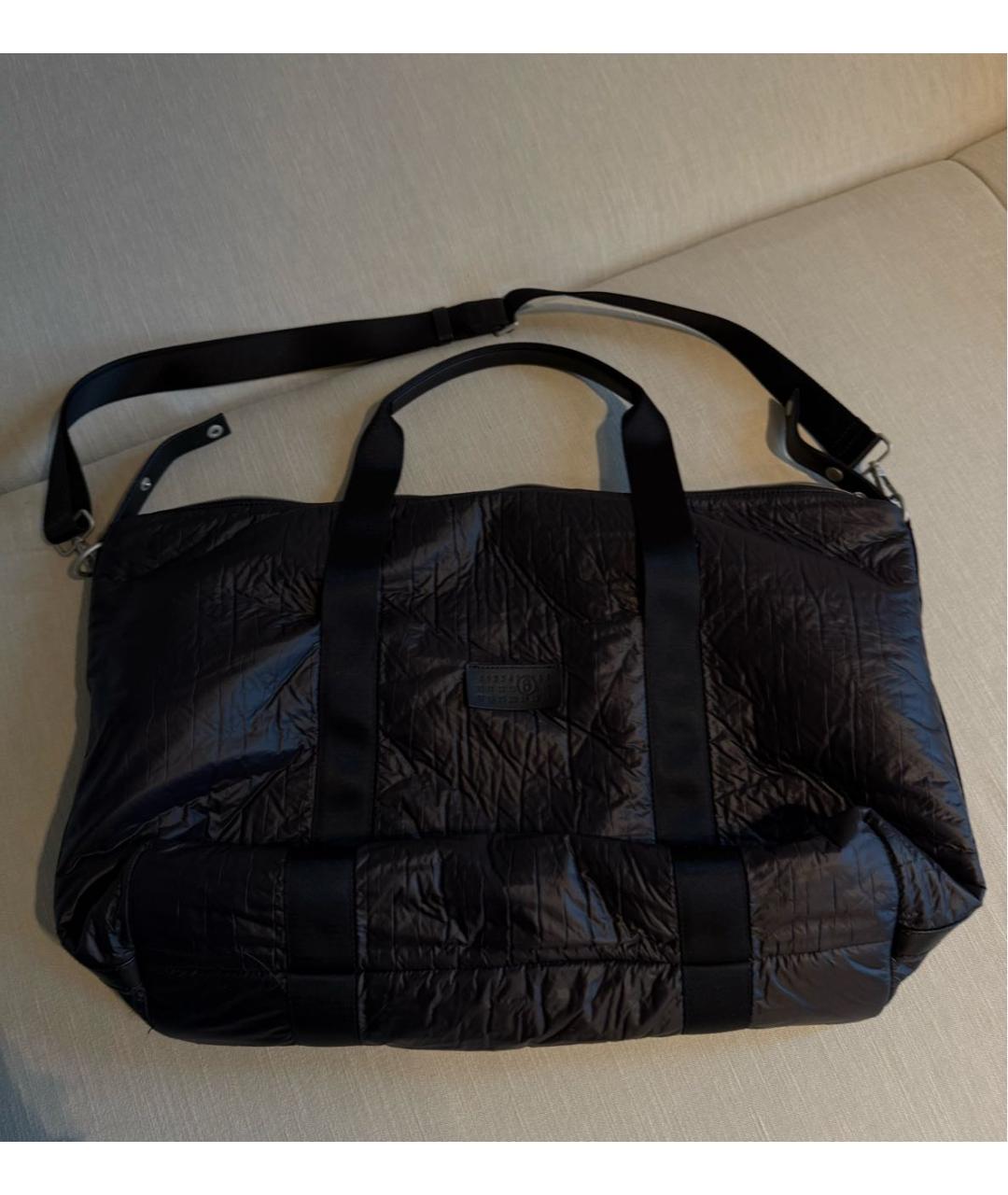 MM6 MAISON MARGIELA Черная дорожная/спортивная сумка, фото 7