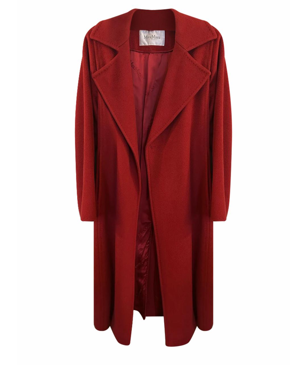 MAX MARA Красное шерстяное пальто, фото 1
