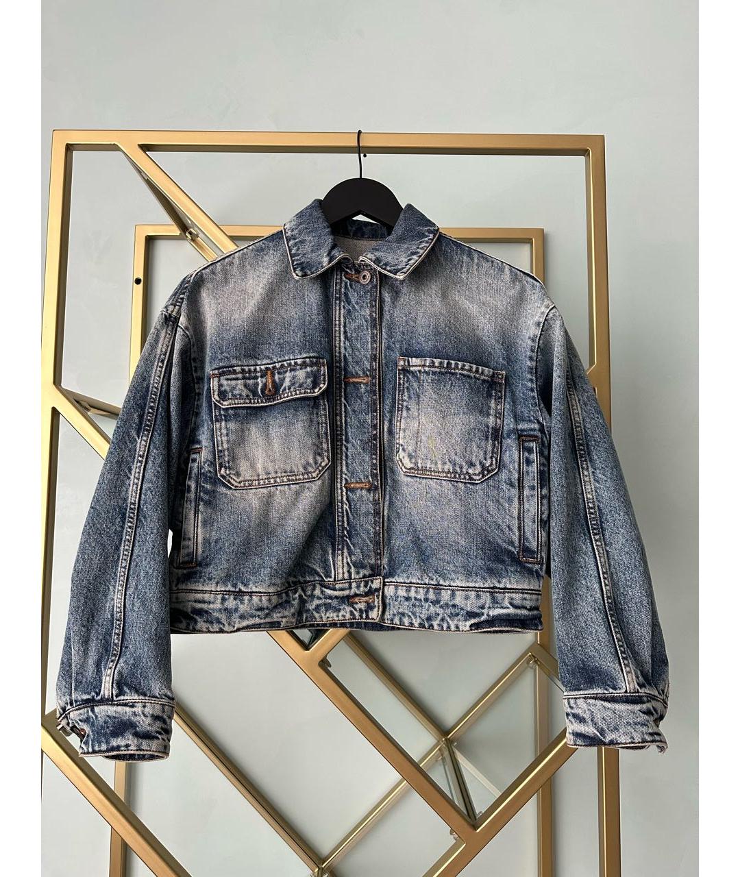 WEEKEND MAX MARA Синяя деним куртка, фото 7