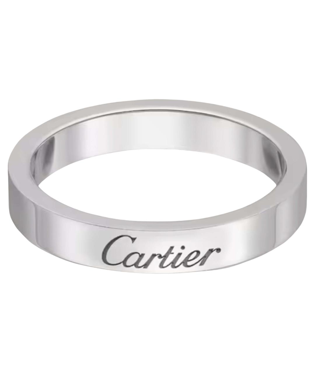 CARTIER Серебряное платиновое кольцо, фото 1