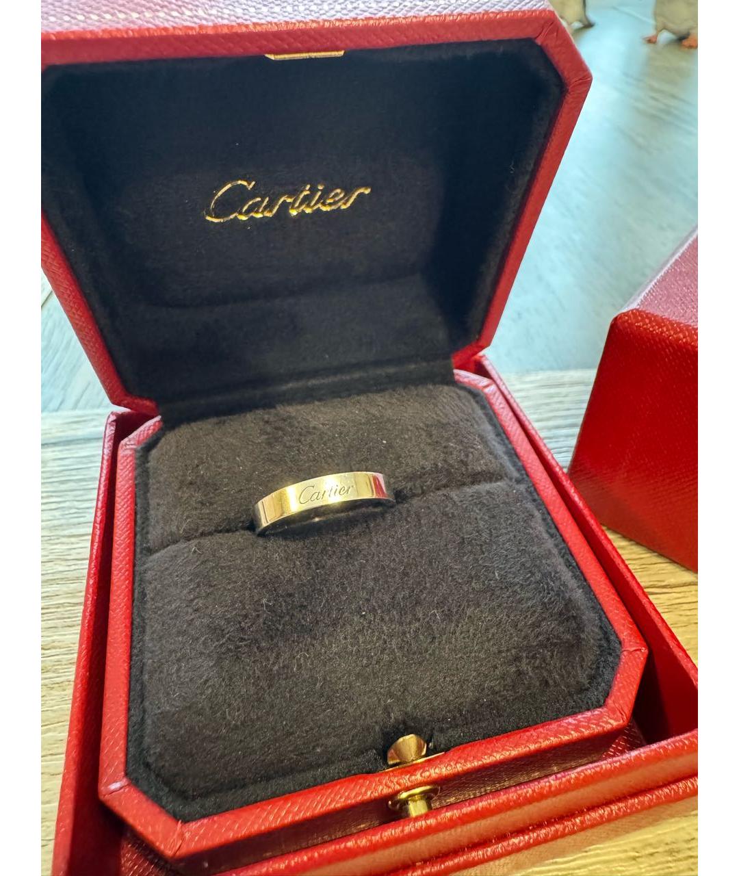CARTIER Серебряное платиновое кольцо, фото 4