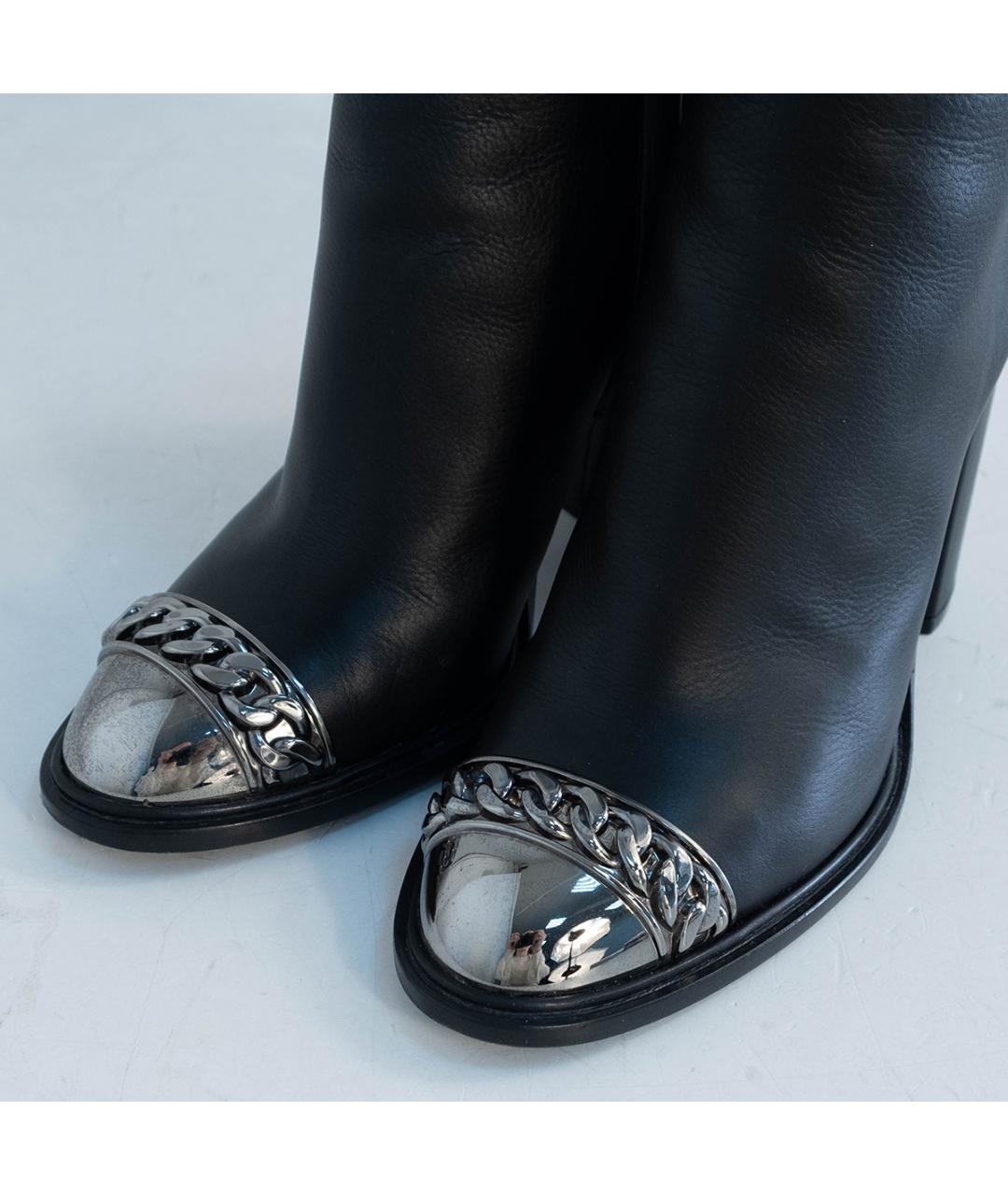 CASADEI Черные кожаные ботильоны, фото 3