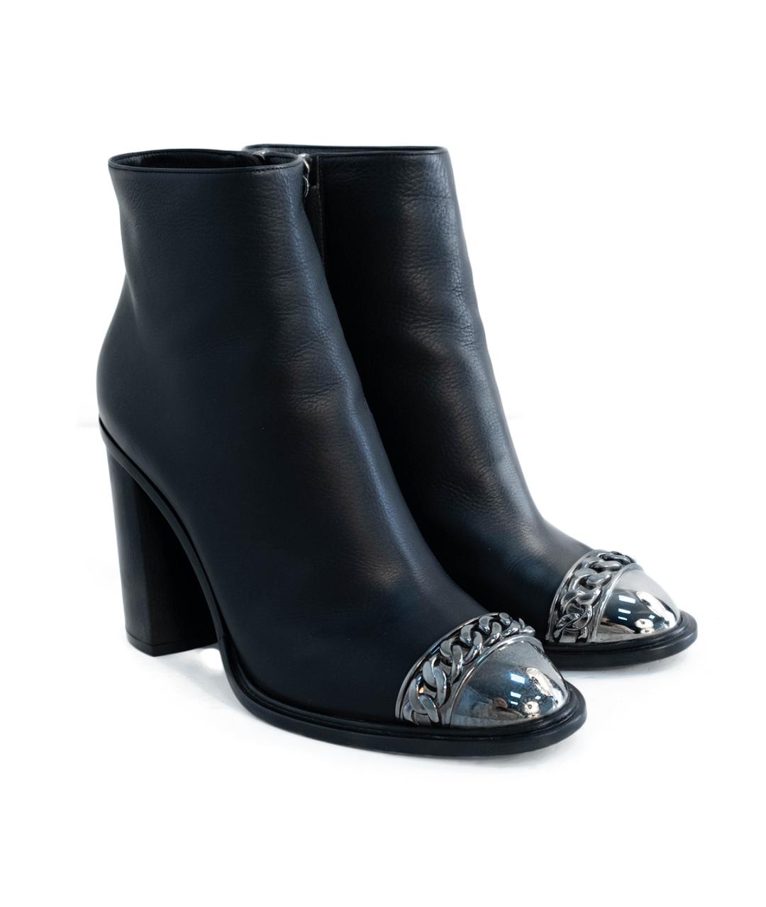 CASADEI Черные кожаные ботильоны, фото 2