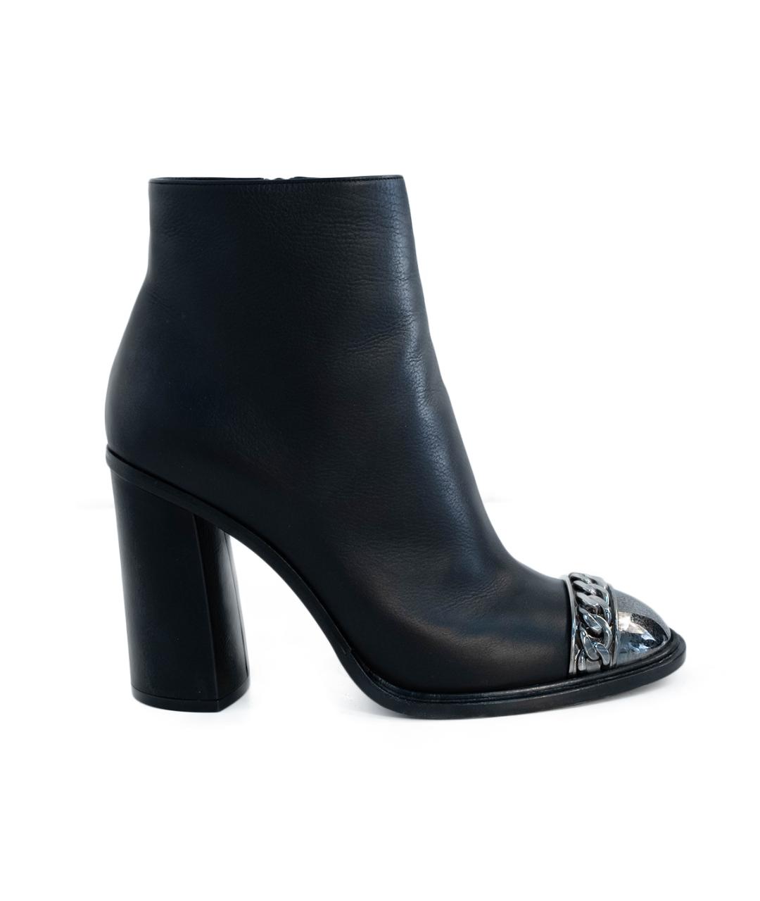 CASADEI Черные кожаные ботильоны, фото 1