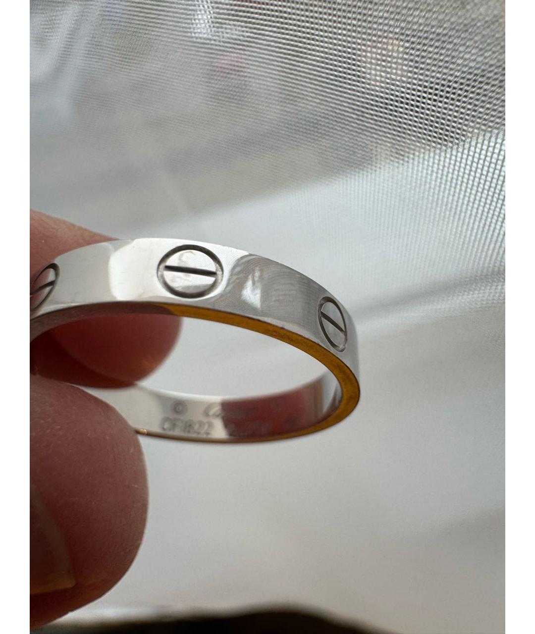 CARTIER Серебряное кольцо из белого золота, фото 2
