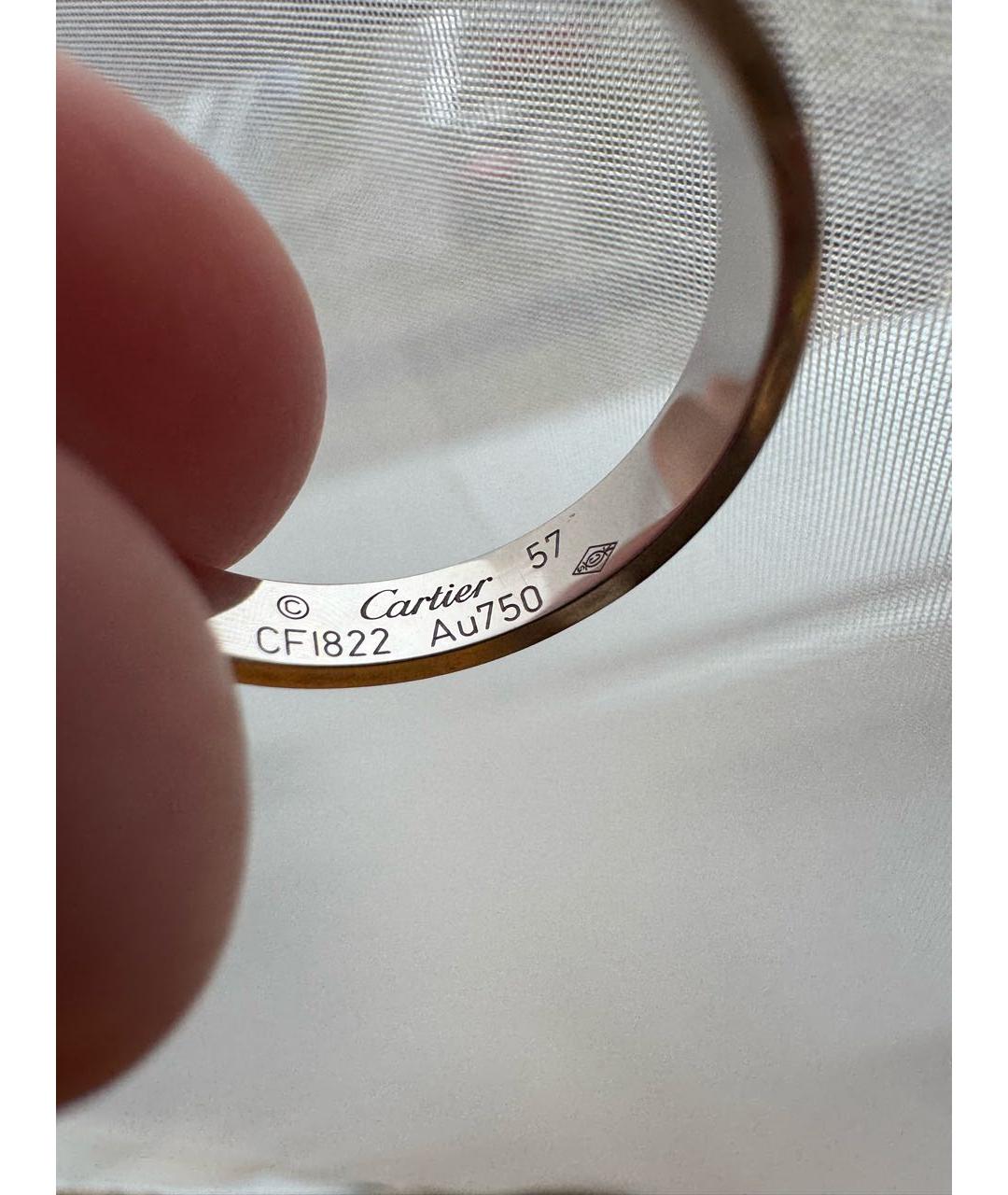 CARTIER Серебряное кольцо из белого золота, фото 4