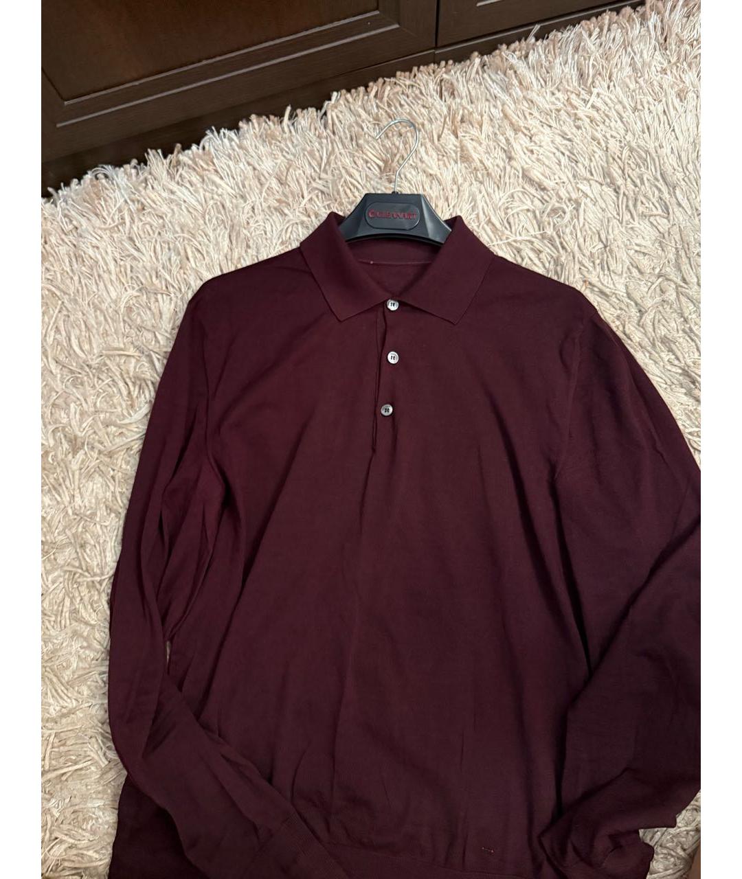 BRIONI Бордовый джемпер / свитер, фото 2