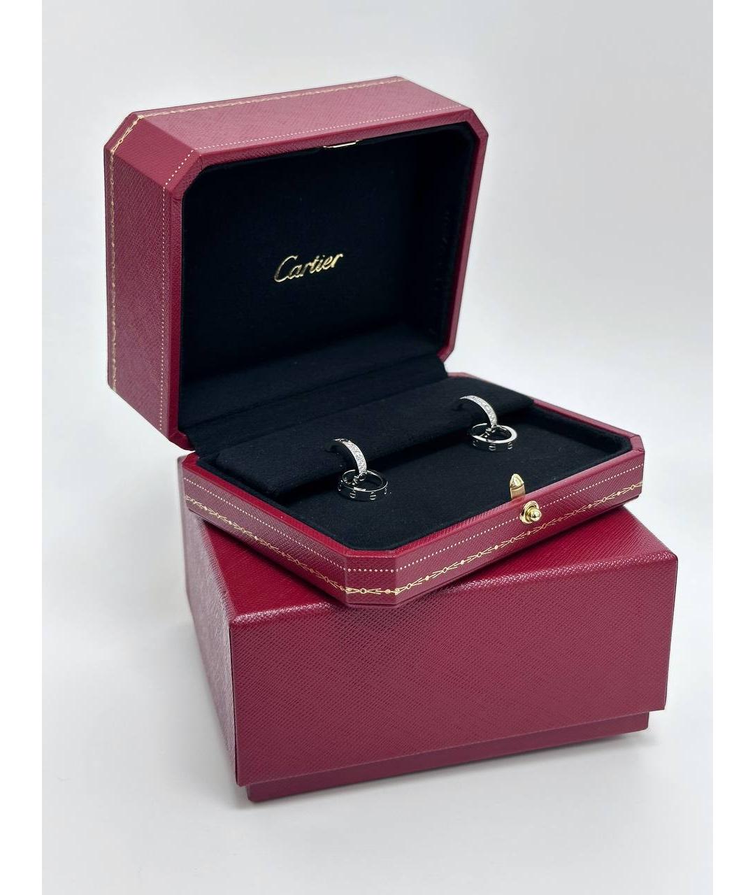 CARTIER Серебряные серьги из белого золота, фото 6