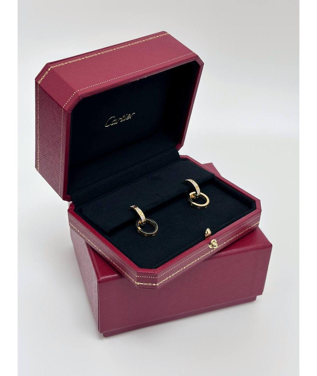 CARTIER Золотые серьги из желтого золота, фото 6