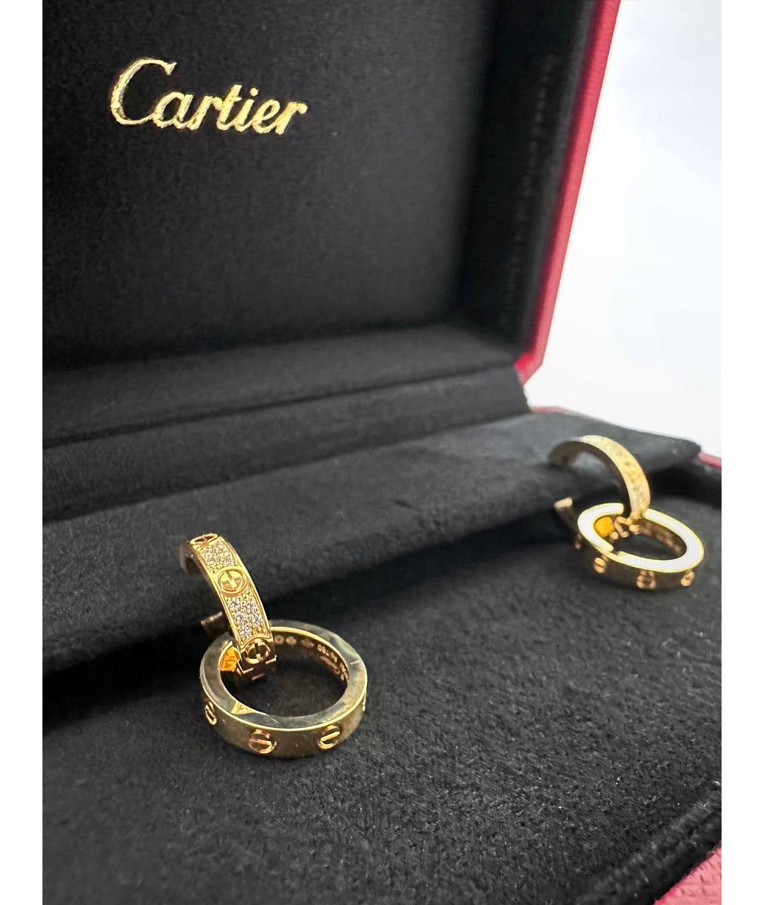 CARTIER Золотые серьги из желтого золота, фото 7