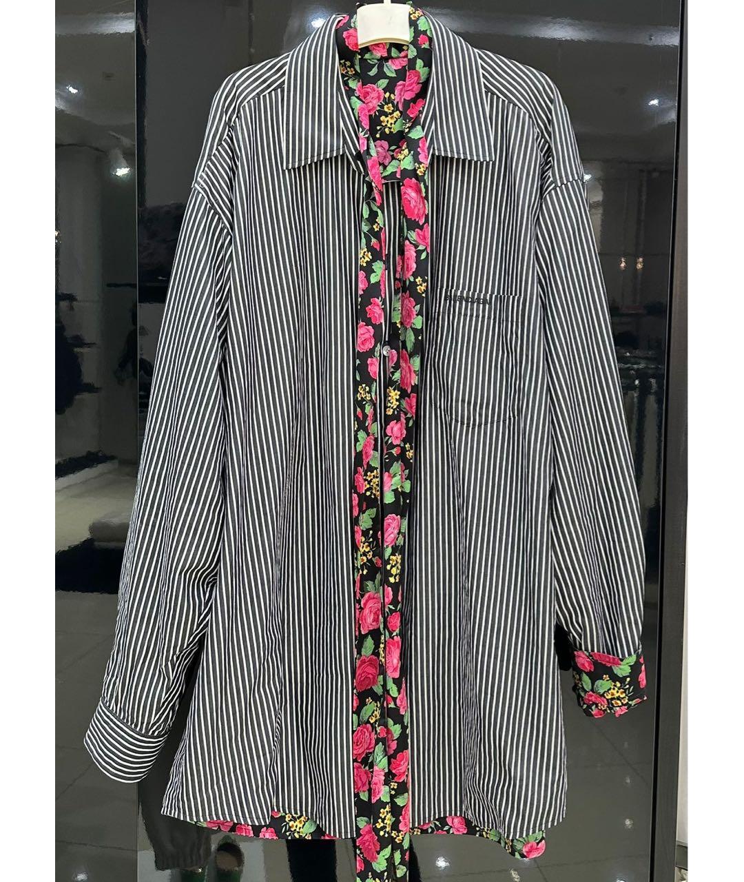 BALENCIAGA Мульти хлопковая рубашка, фото 2