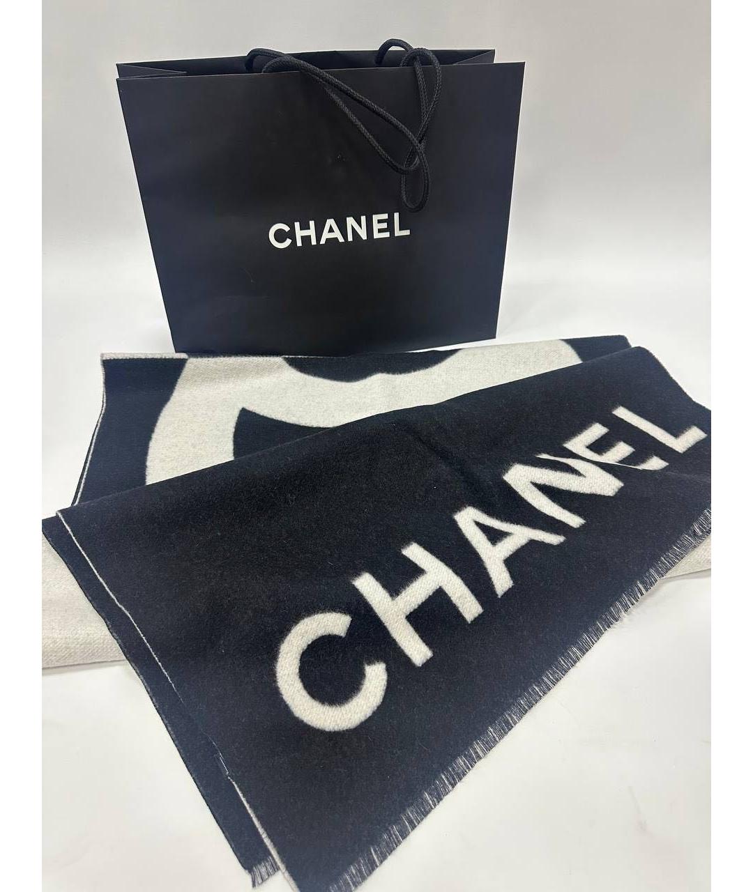 CHANEL Мульти кашемировый шарф, фото 6