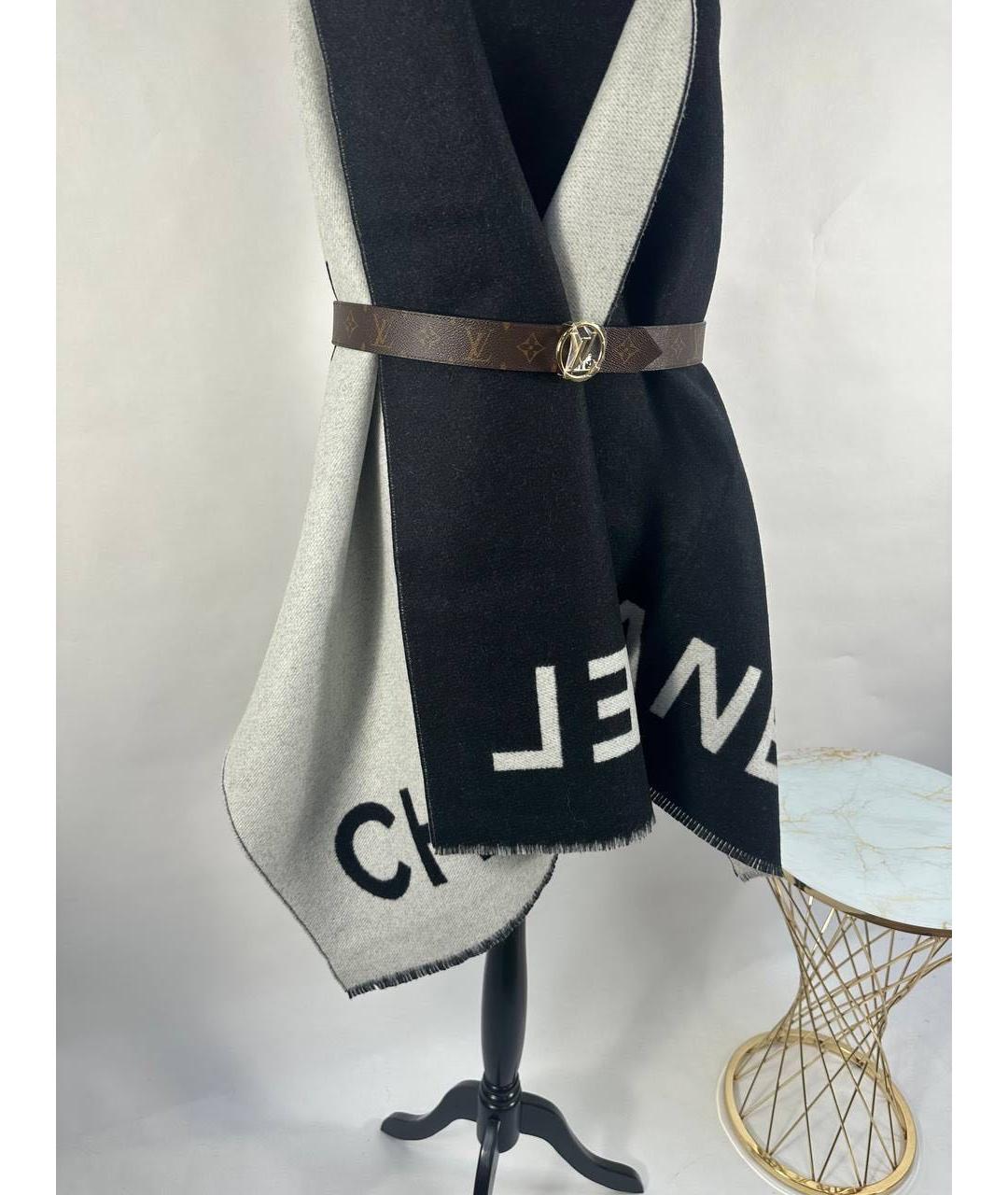 CHANEL Мульти кашемировый шарф, фото 5