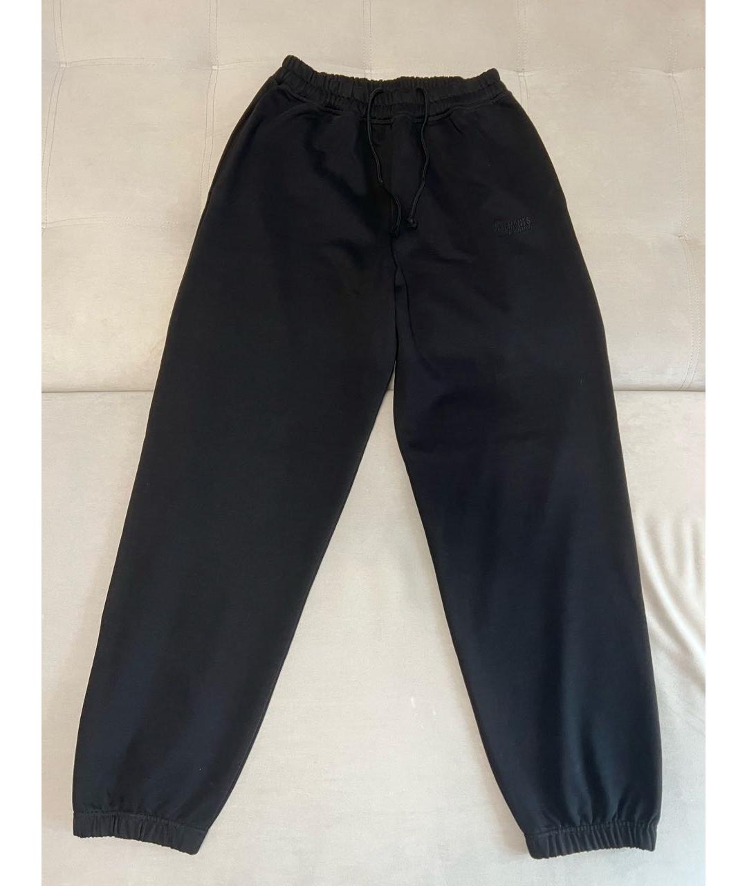 VETEMENTS Черные хлопковые повседневные брюки, фото 7