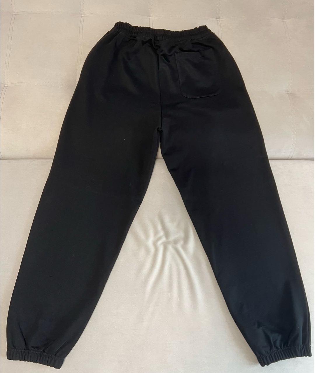 VETEMENTS Черные хлопковые повседневные брюки, фото 2