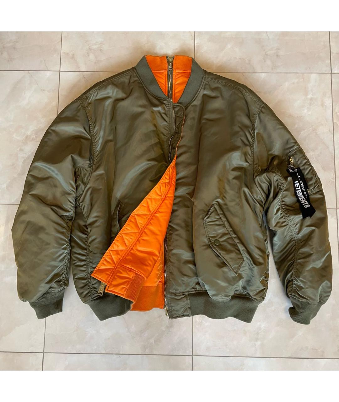 VETEMENTS Оранжевая куртка, фото 6