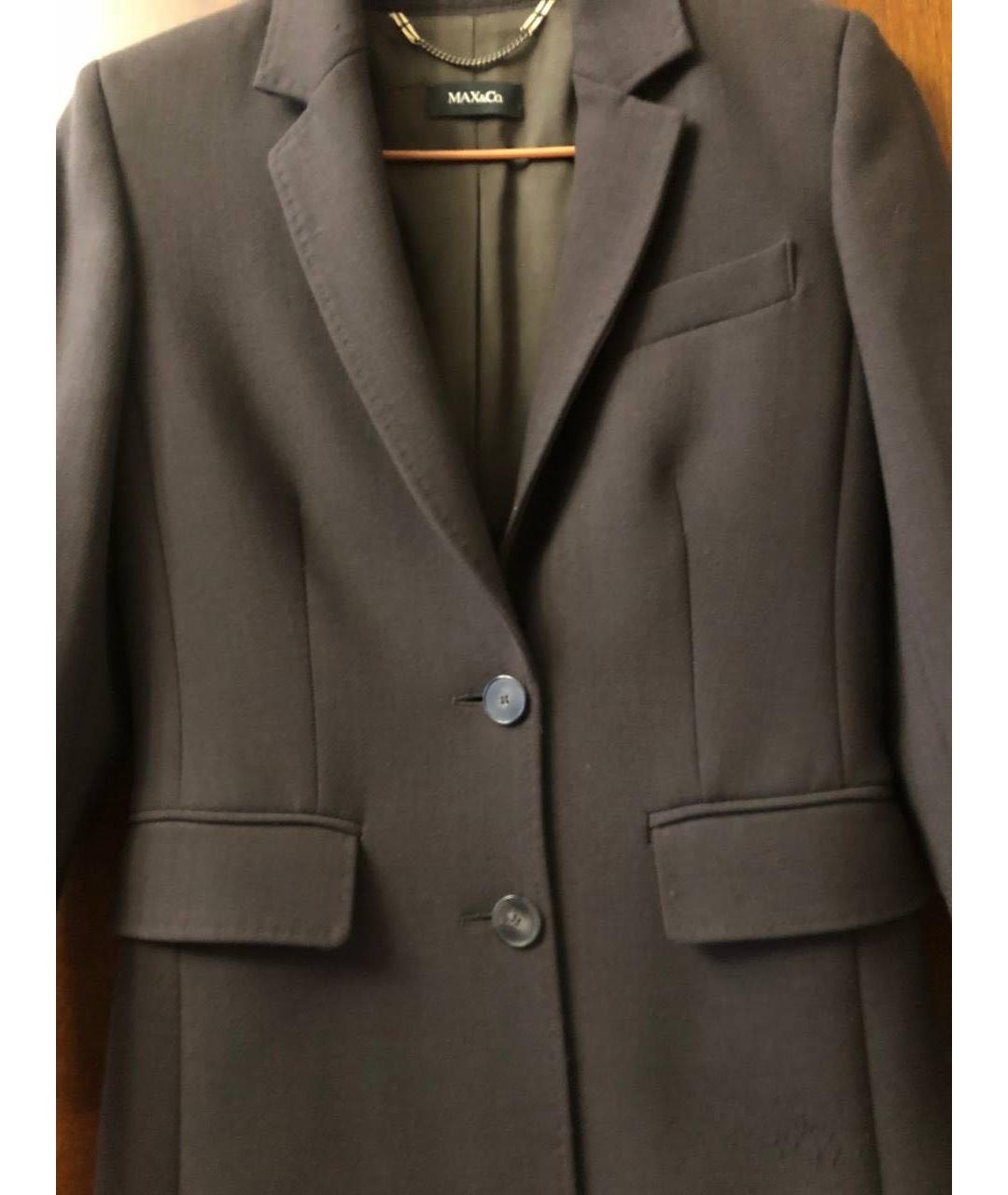WEEKEND MAX MARA Коричневый полиэстеровый жакет/пиджак, фото 6