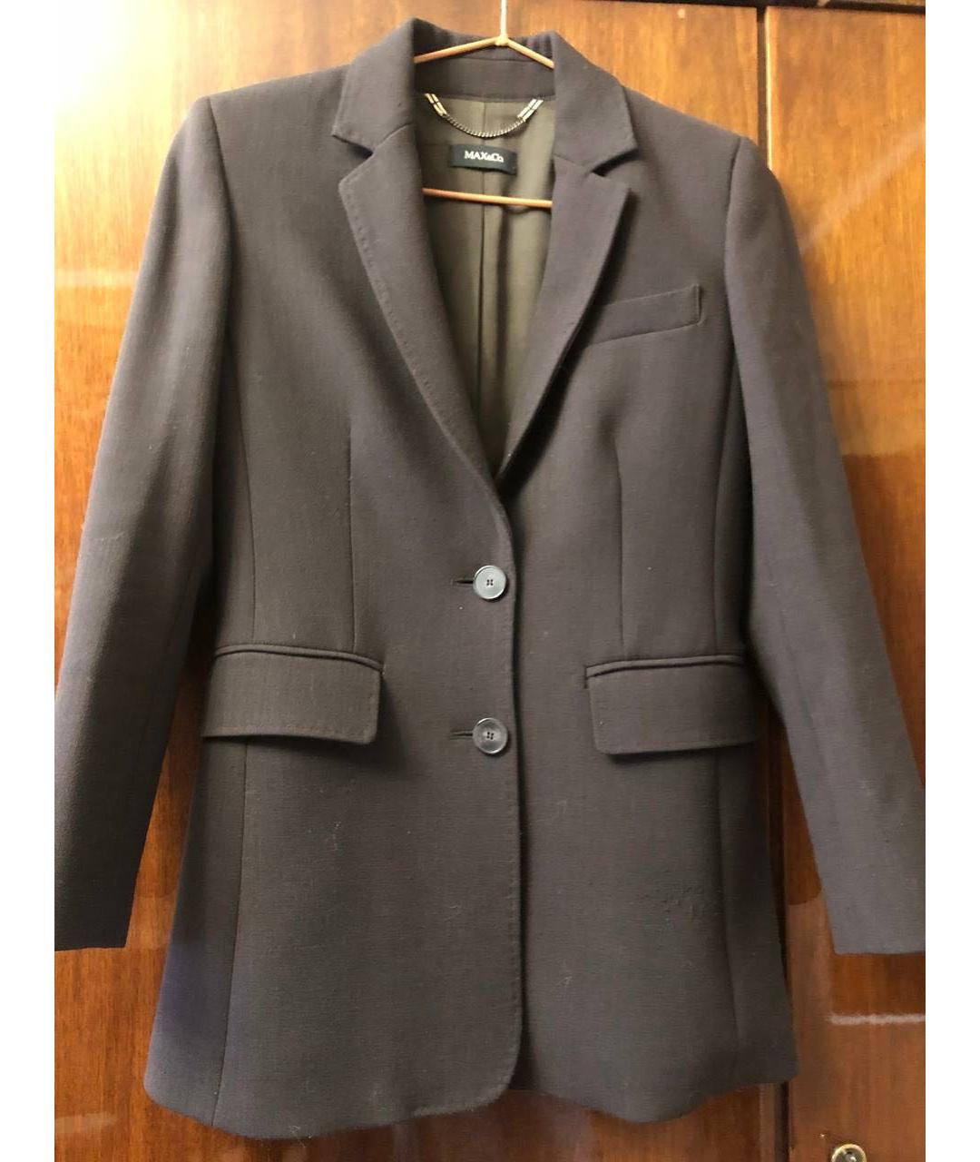 WEEKEND MAX MARA Коричневый полиэстеровый жакет/пиджак, фото 9