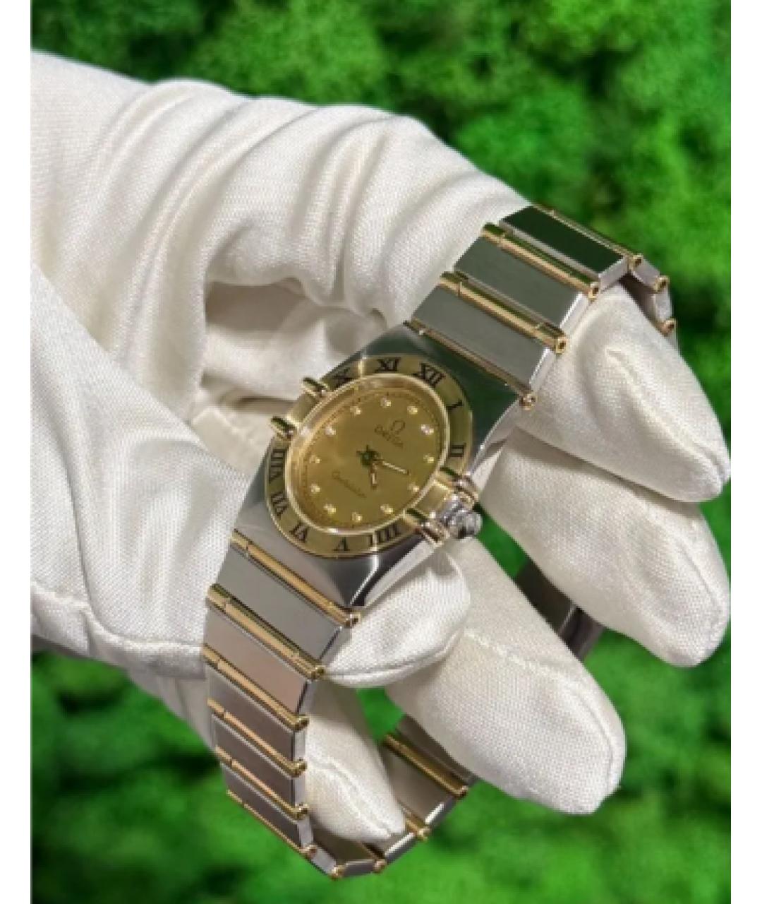 OMEGA Серебряные часы из желтого золота, фото 9