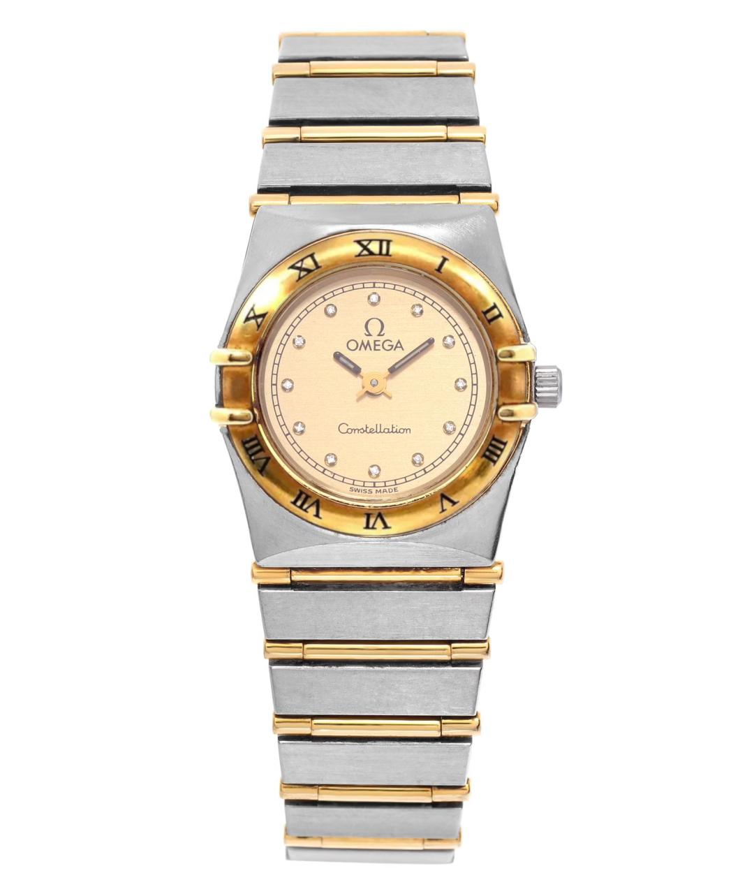 OMEGA Серебряные часы из желтого золота, фото 1