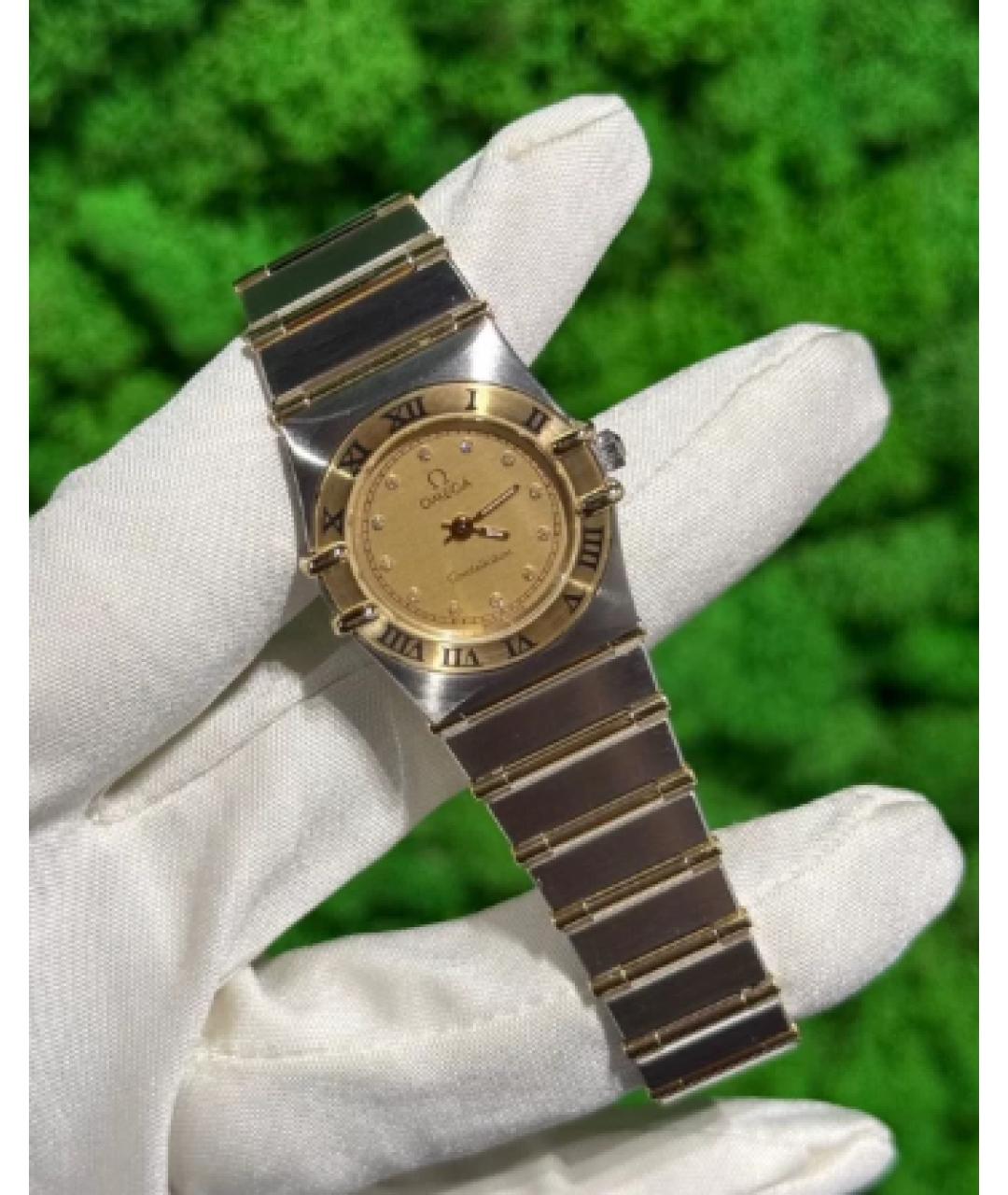 OMEGA Серебряные часы из желтого золота, фото 6