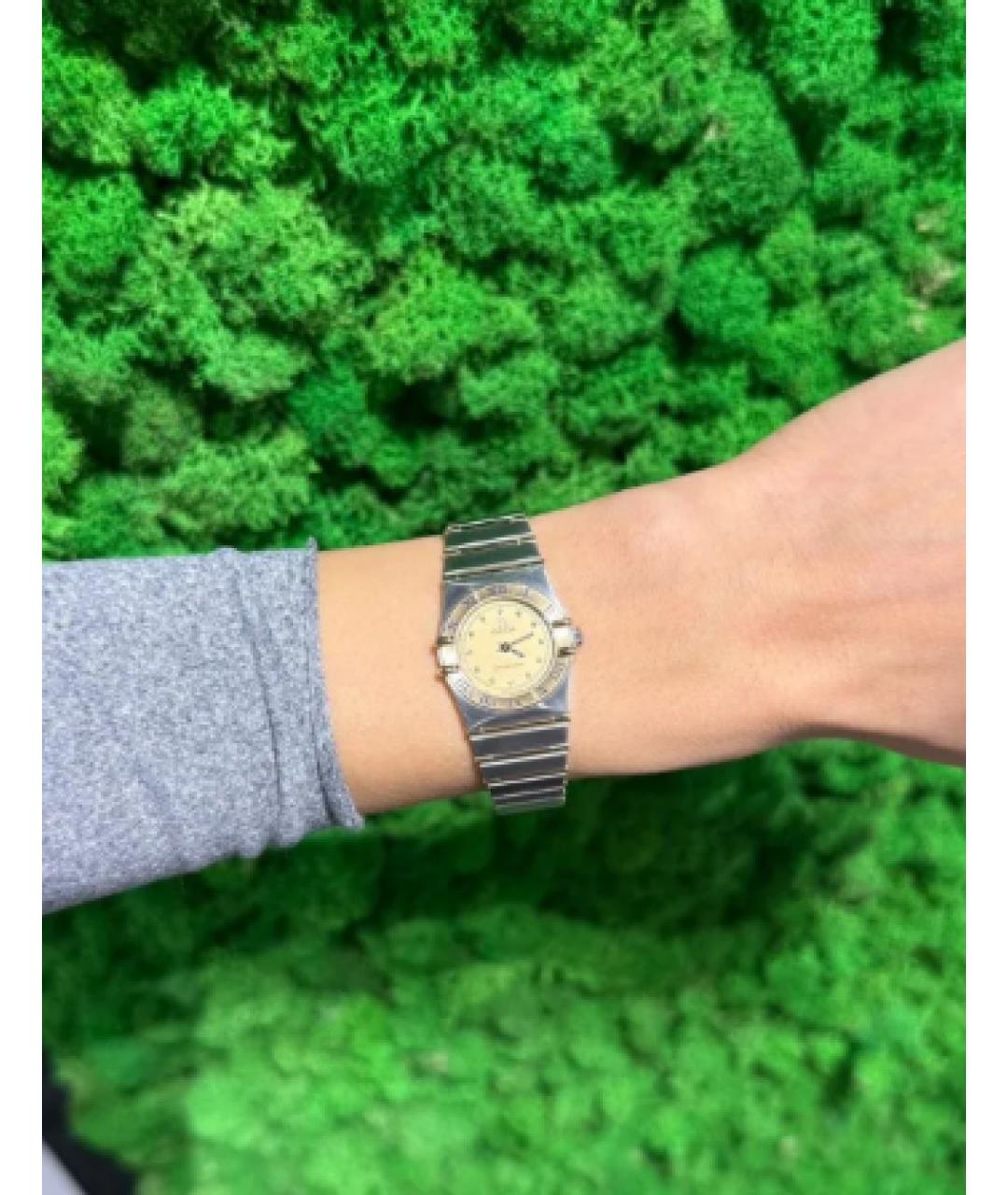 OMEGA Серебряные часы из желтого золота, фото 5