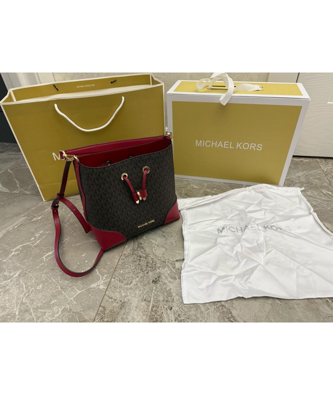 MICHAEL KORS Мульти кожаная сумка через плечо, фото 5