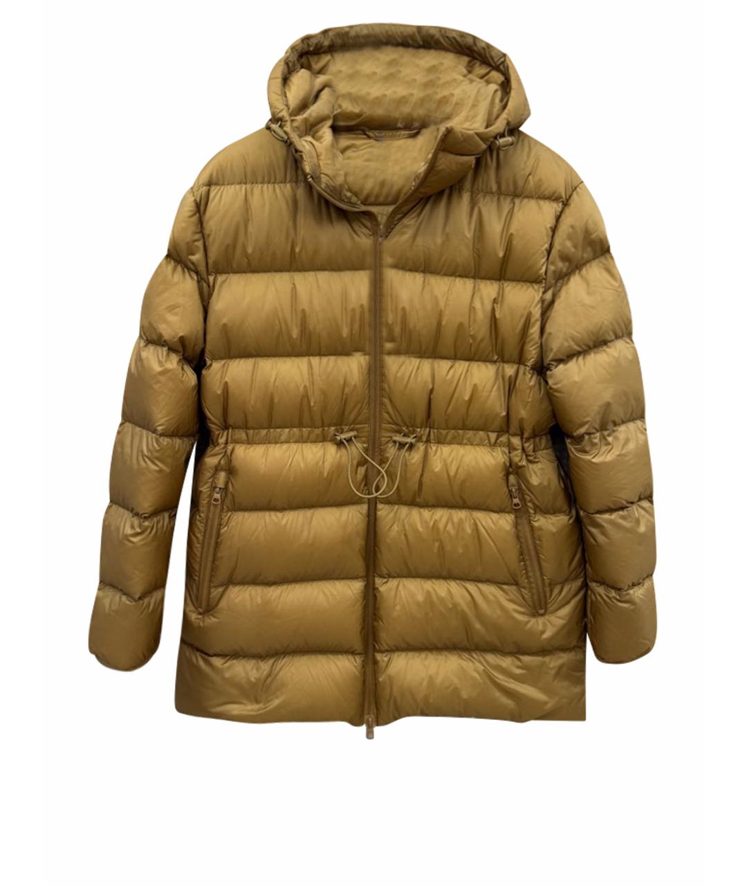BURBERRY Коричневый полиамидовый пуховик, фото 1