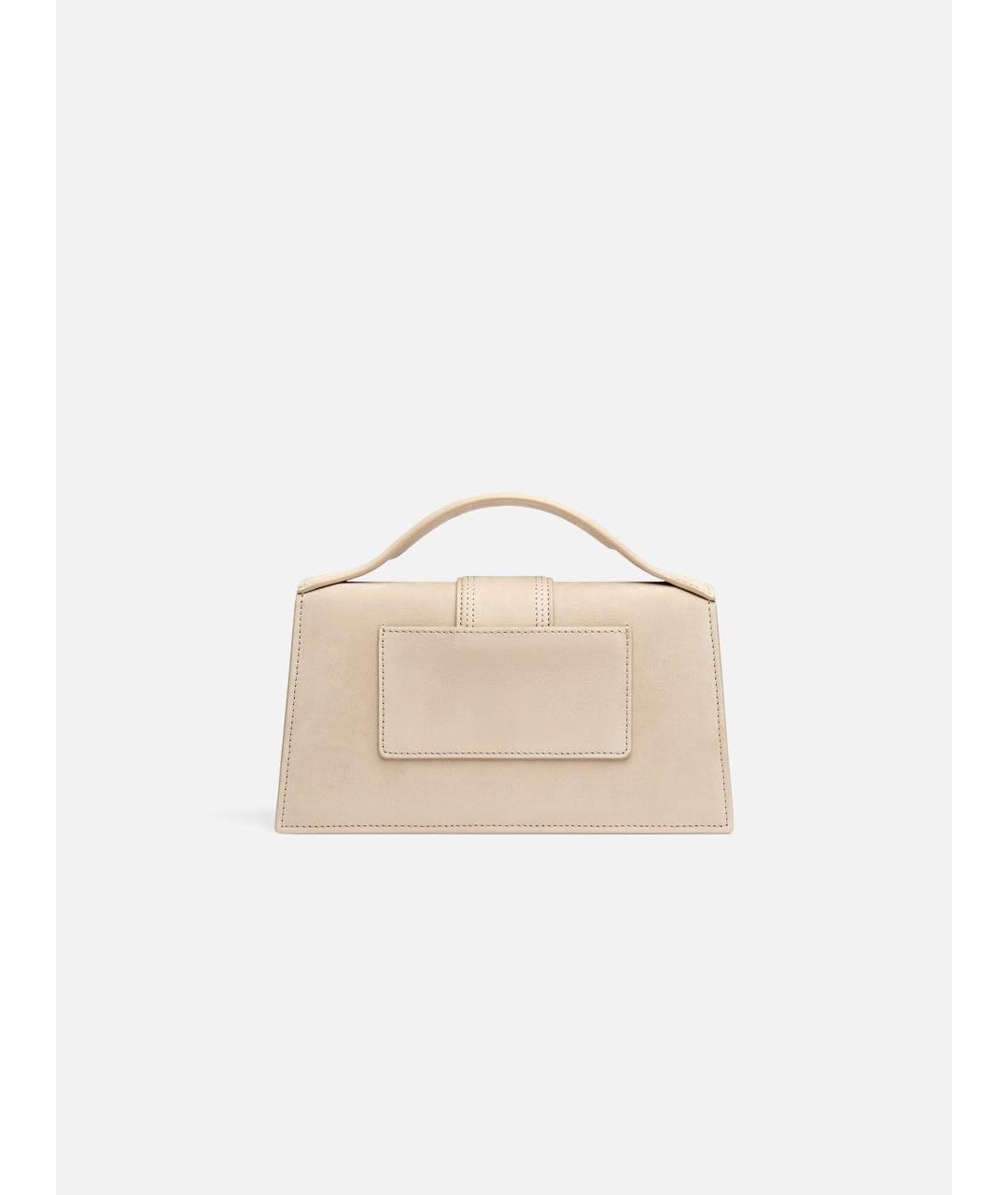JACQUEMUS Бежевая сумка с короткими ручками, фото 3