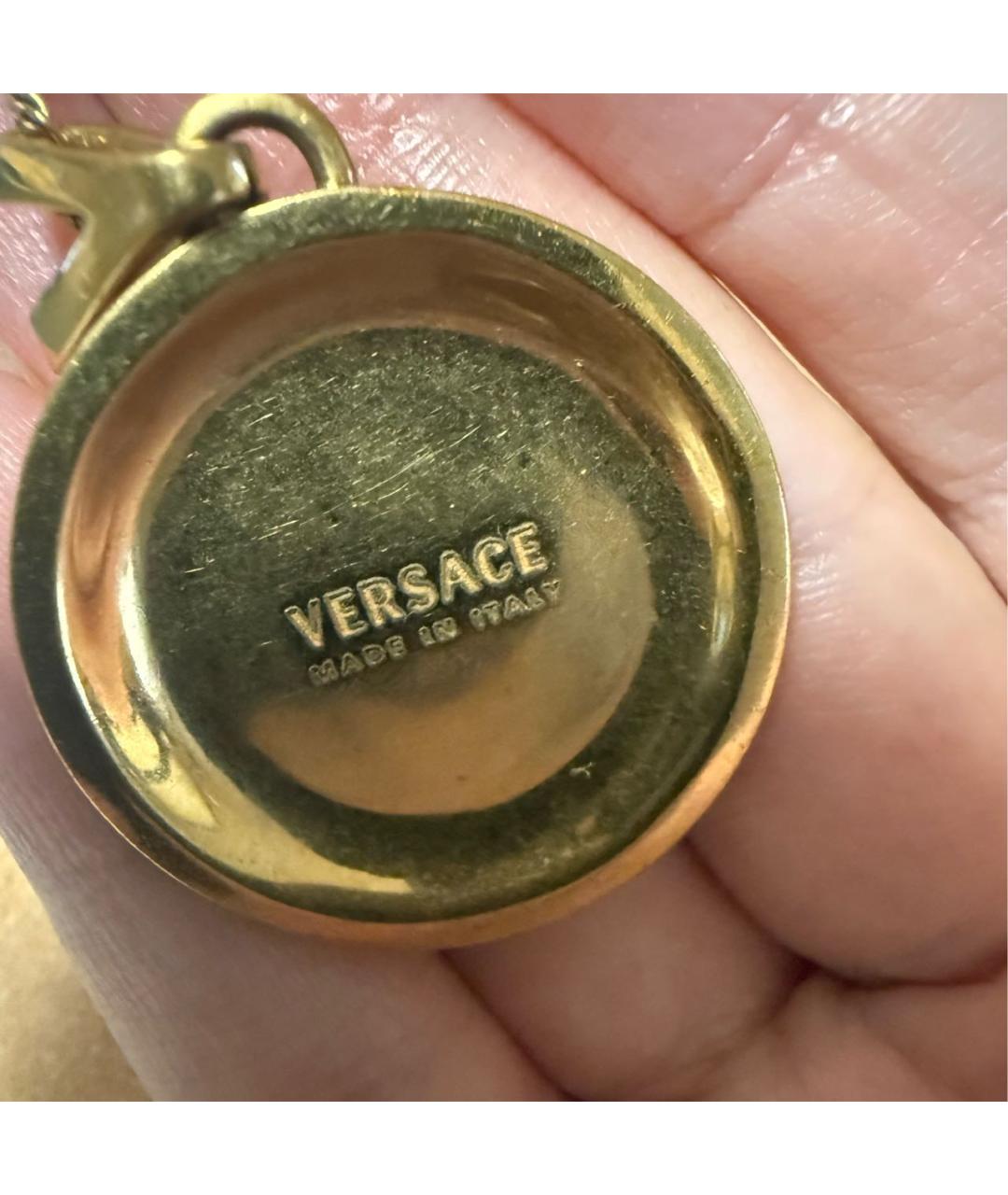 VERSACE Розовая металлическая подвеска, фото 3