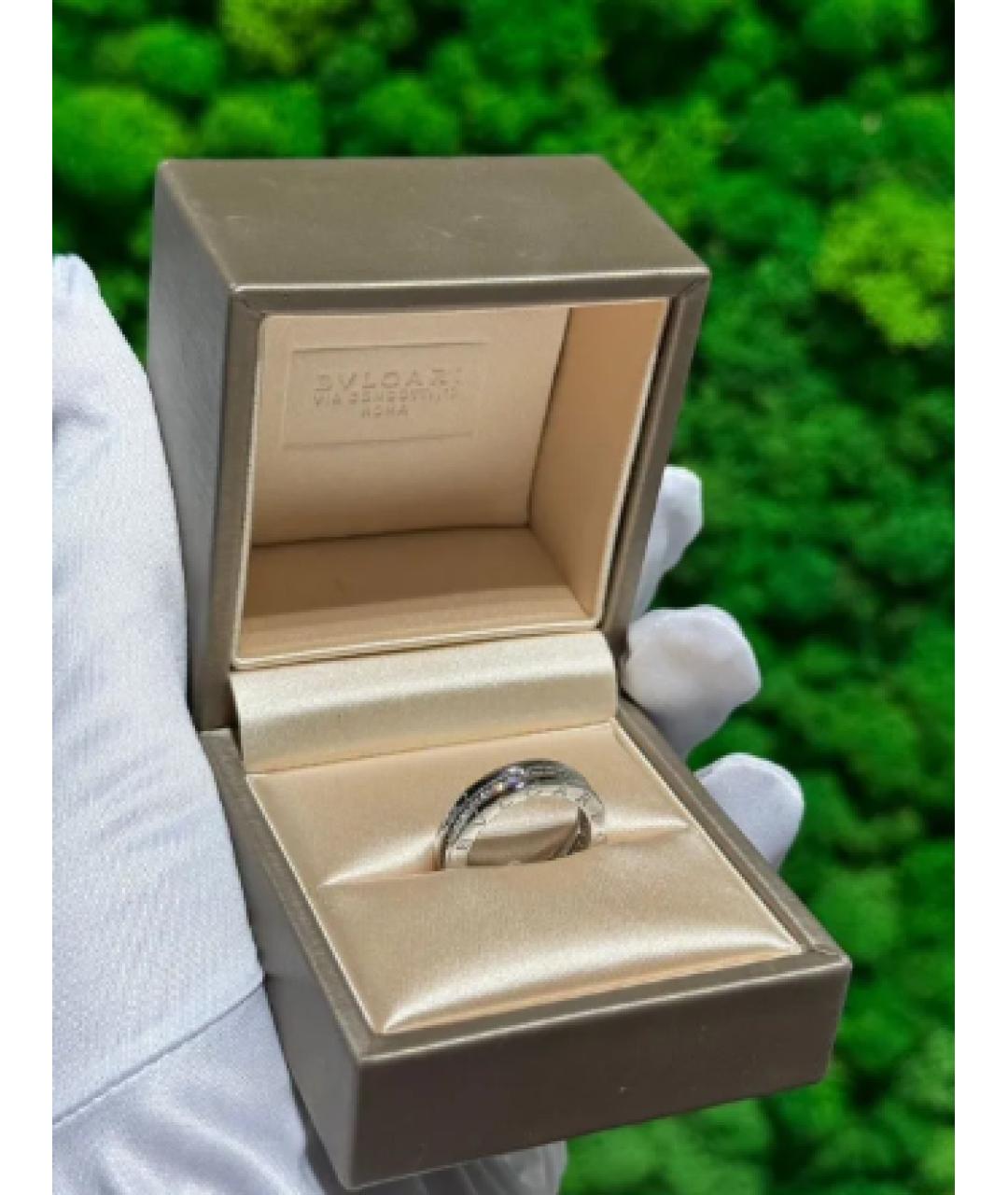BVLGARI Белое кольцо из белого золота, фото 2