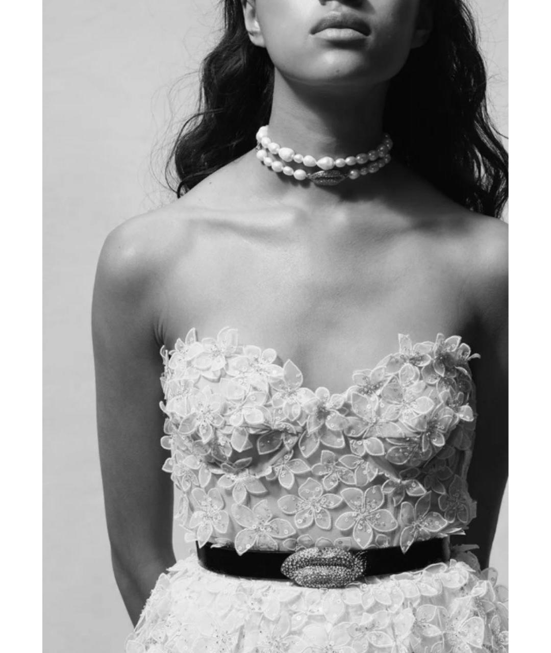 GIAMBATTISTA VALLI Черный кожаный ремень, фото 7