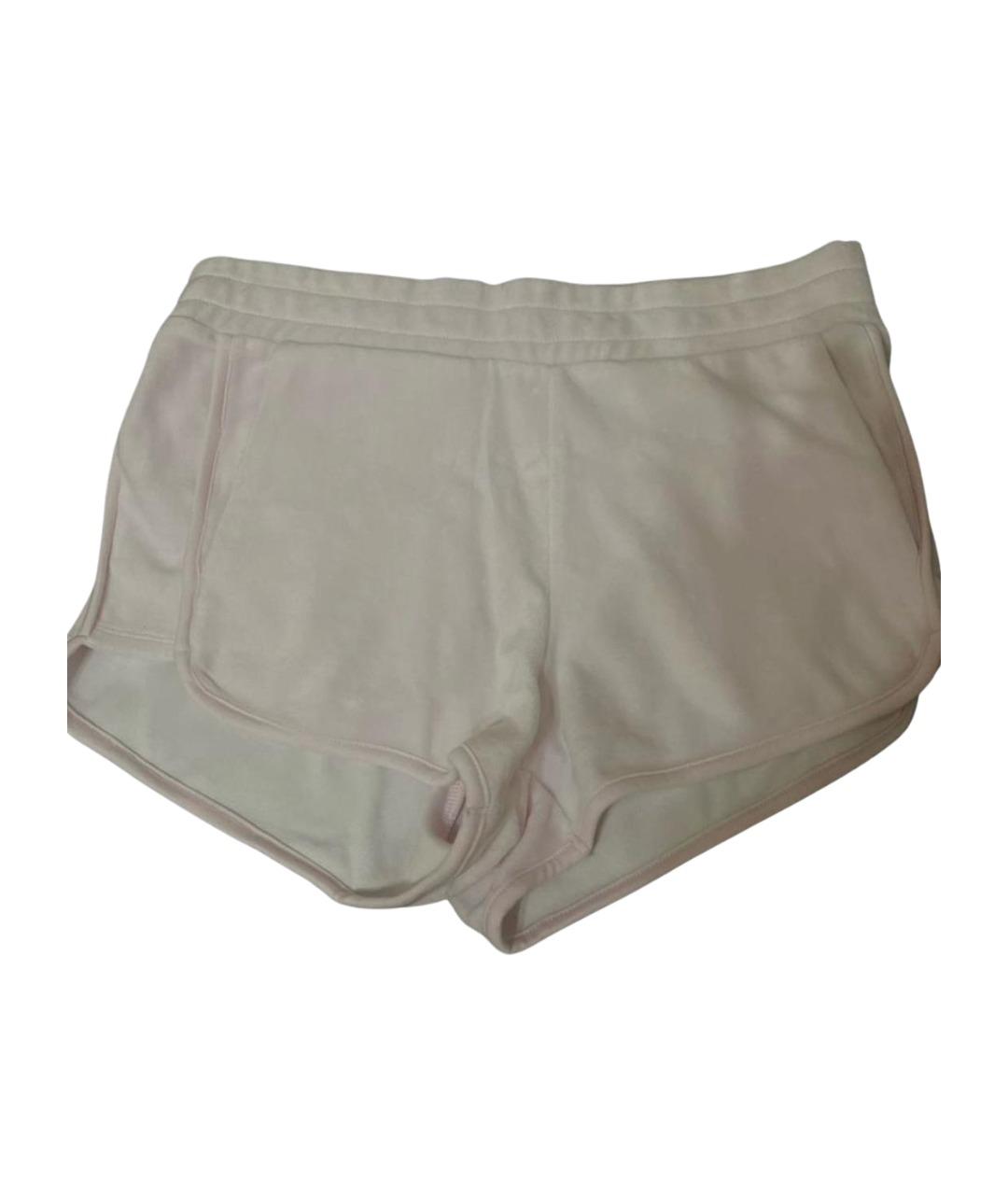 JUICY COUTURE Розовые велюровые шорты, фото 1