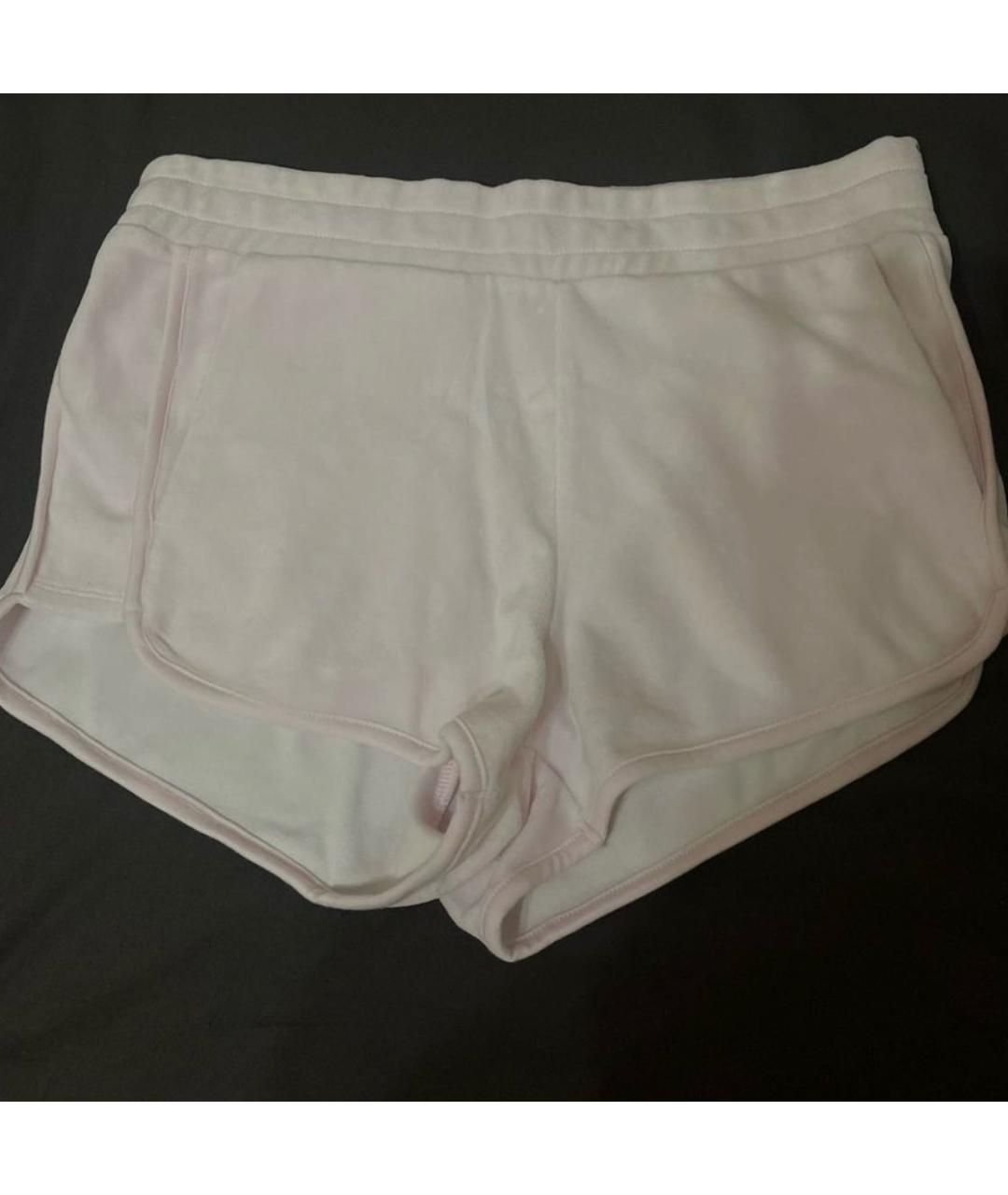 JUICY COUTURE Розовые велюровые шорты, фото 4