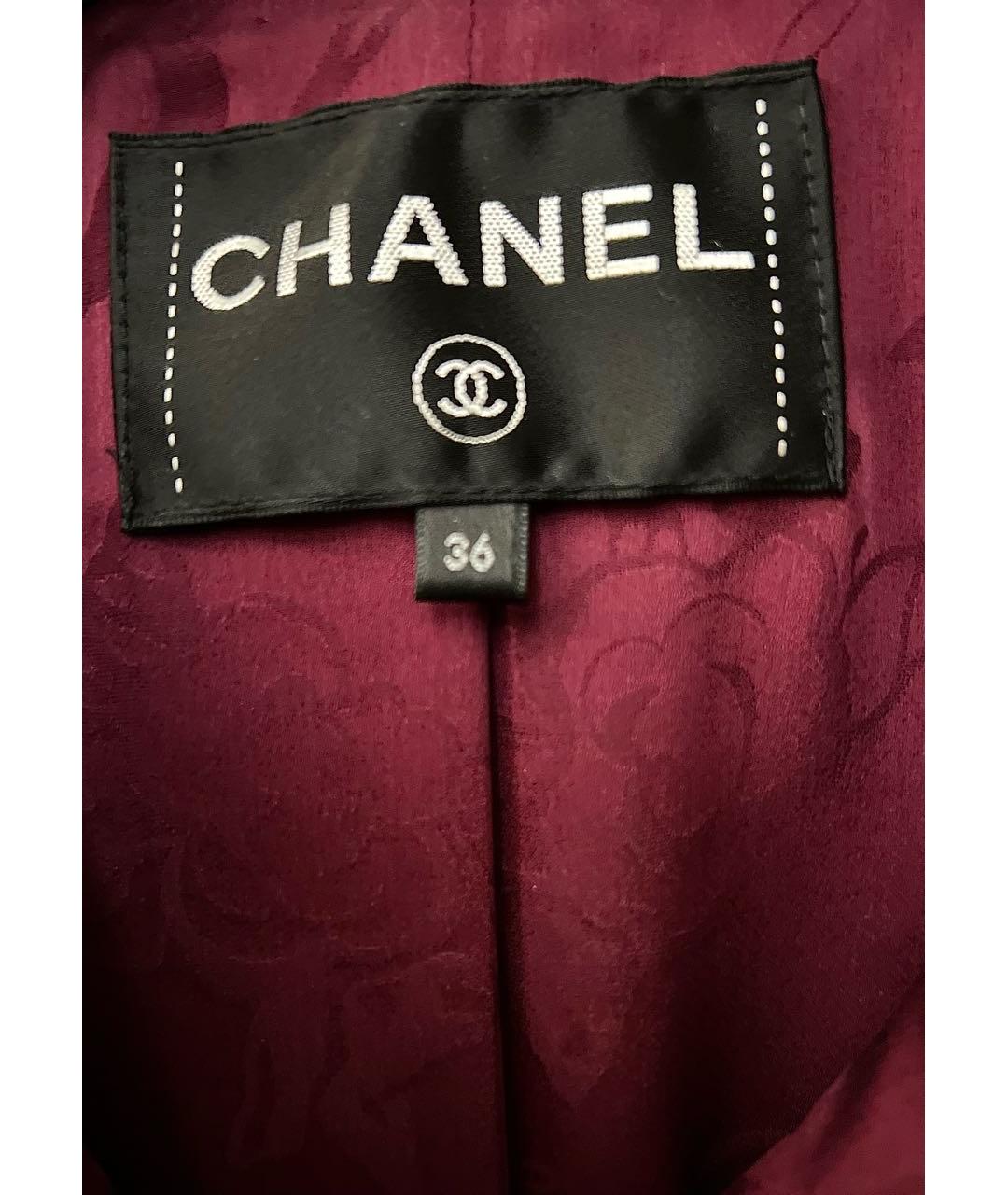 CHANEL Бирюзовый твидовый жакет/пиджак, фото 3