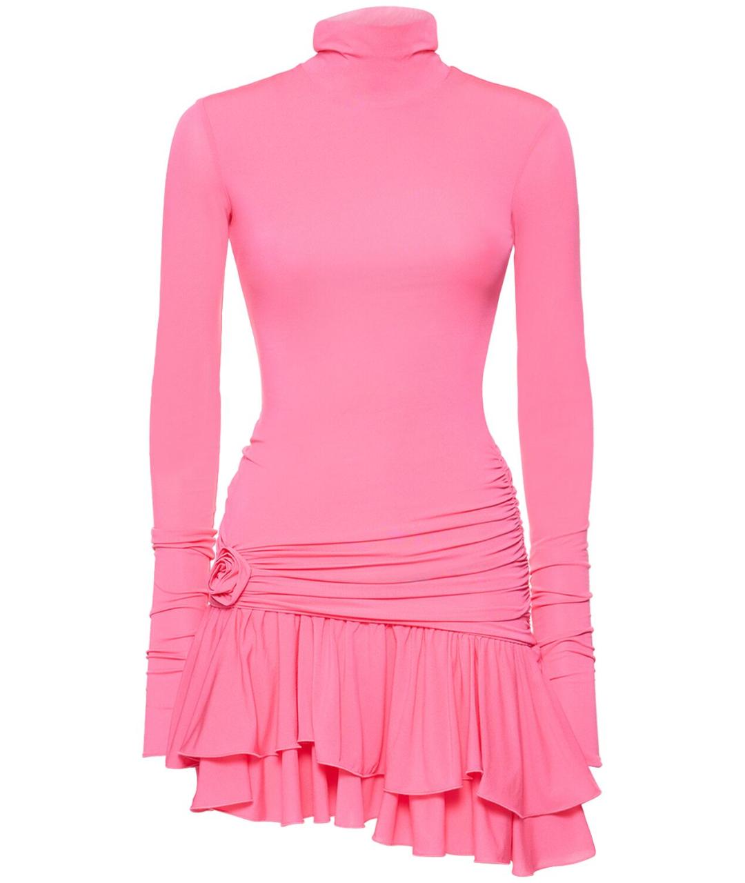 BLUMARINE Розовое коктейльное платье, фото 1