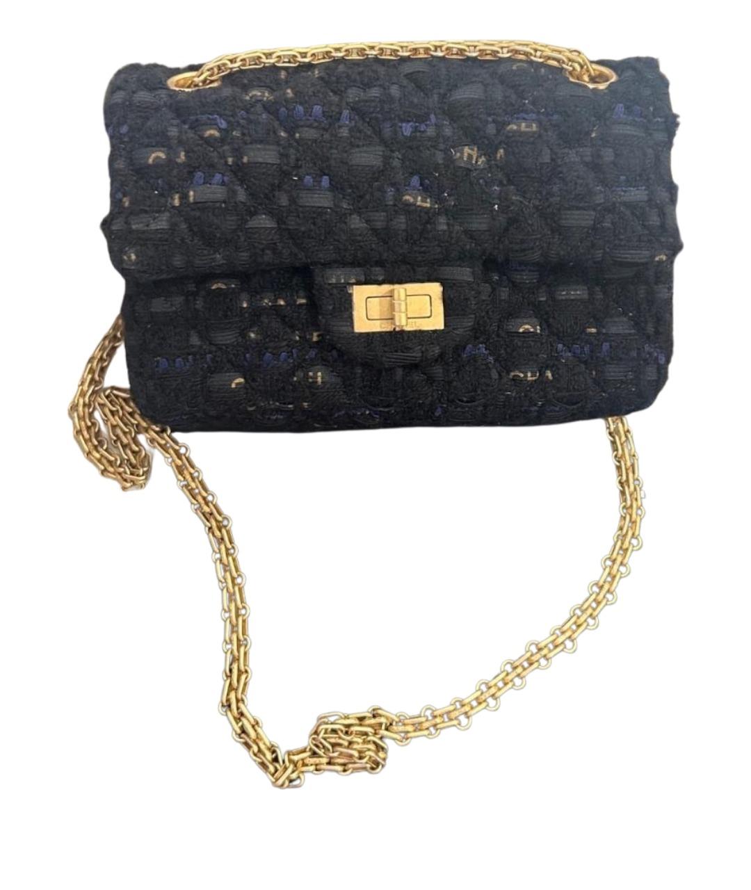 CHANEL Черная пелетеная сумка через плечо, фото 1