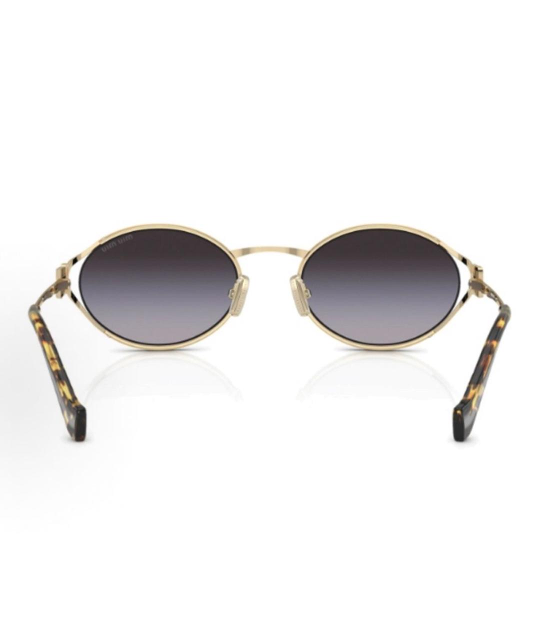MIU MIU Металлические солнцезащитные очки, фото 2