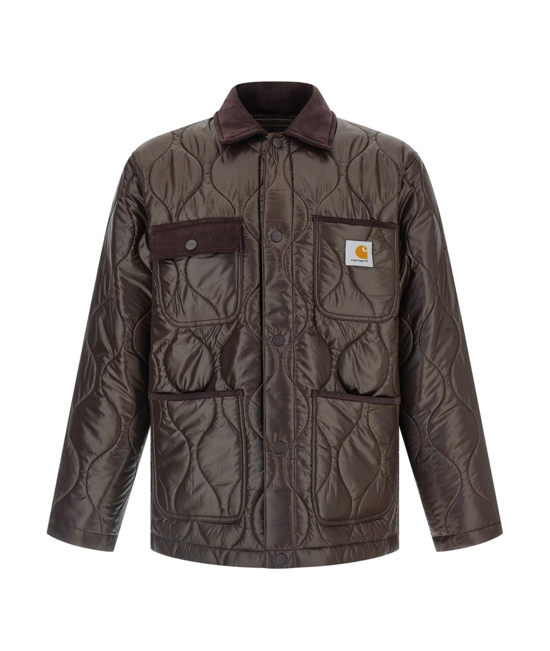 CARHARTT WIP Коричневая полиэстеровая куртка, фото 1