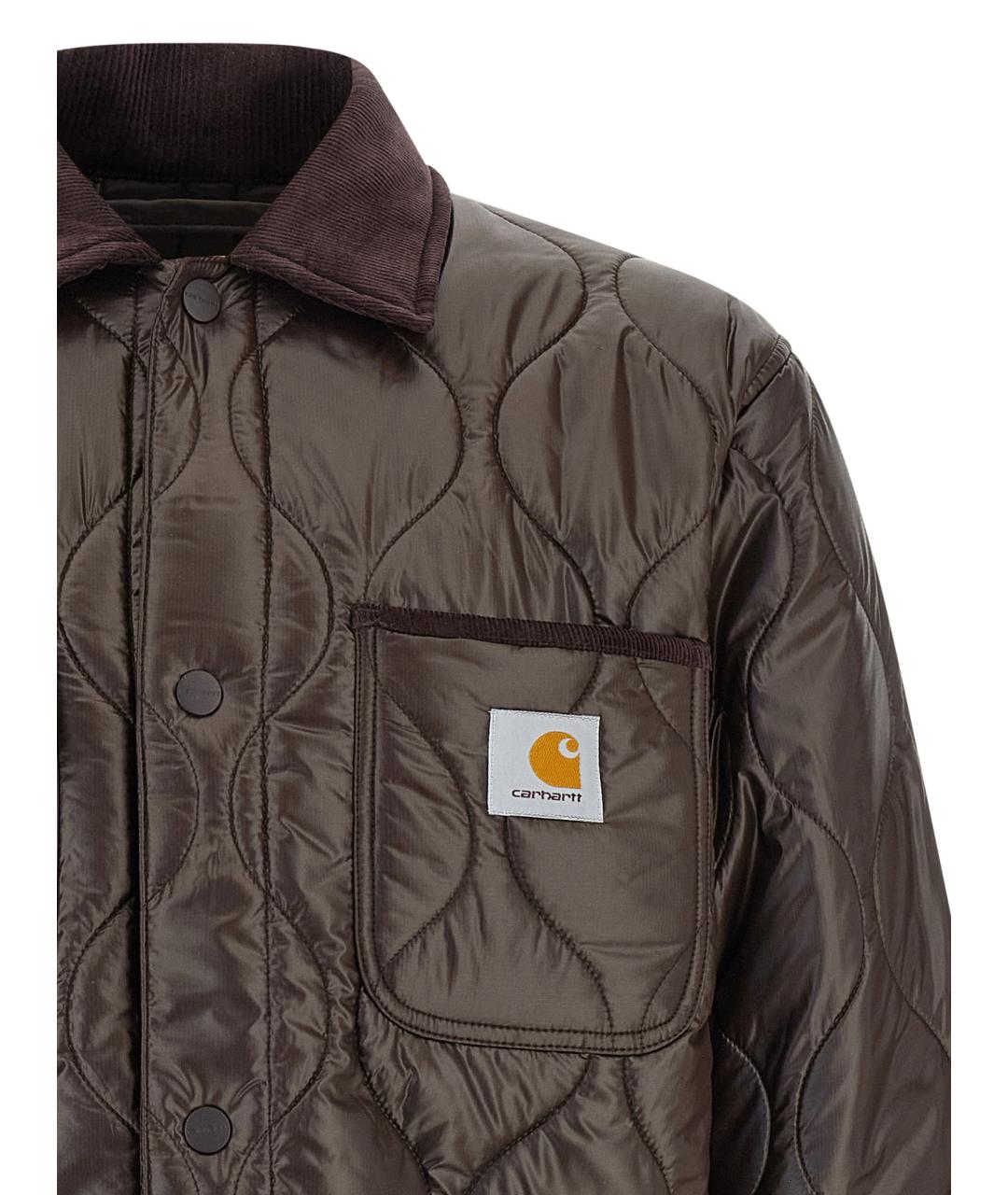 CARHARTT WIP Коричневая полиэстеровая куртка, фото 3